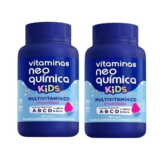 Kit 2 Vitamina Kids 60 Cápsulas - Neo Química
