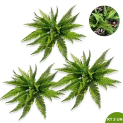 Plantas matinho de folha Samambaia Artificial Floral Folhagem P/ Decoração Casamento, Arranjos, Decorar Festas