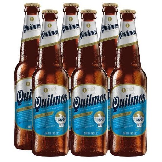 CERVEJA QUILMES CLÁSSICA 340ML PACK C/6UNID em Oferta na Shopee
