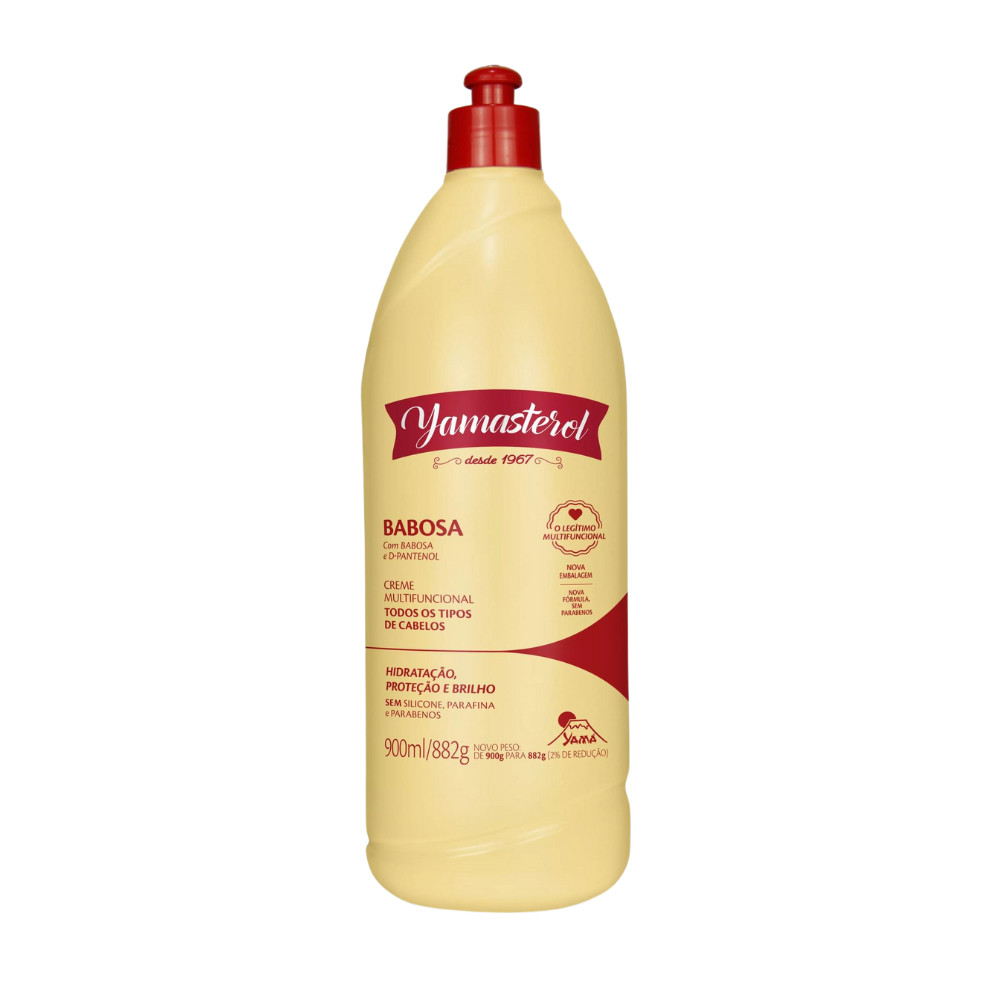 Yamasterol Babosa E D-Pantenol  900ml - Reparaçao Capilar envio rapido