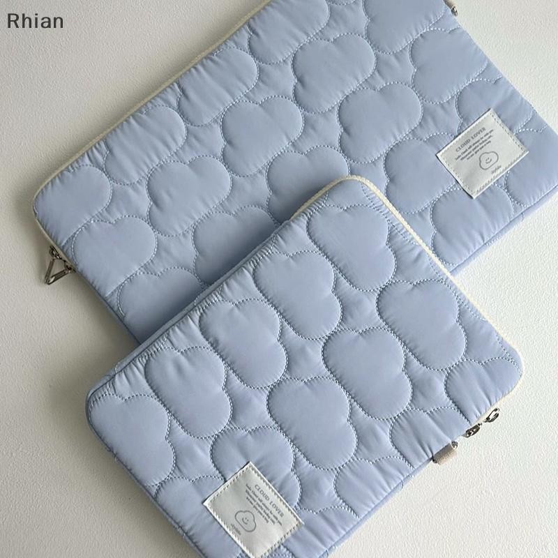 [Rhian] Laptop De Nuvens Fofas Bolsa Para Computador Notebook De 13/14/15/16 Polegadas Tablet À Prova De Choque Capa Pro em Oferta na Shopee