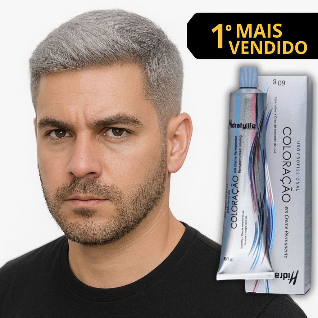 Tinta Coloração Cabelo Branco Nº 12.21 ou 12.16 Creme Hidratylife Desamarela e dá Brilho | Oferta