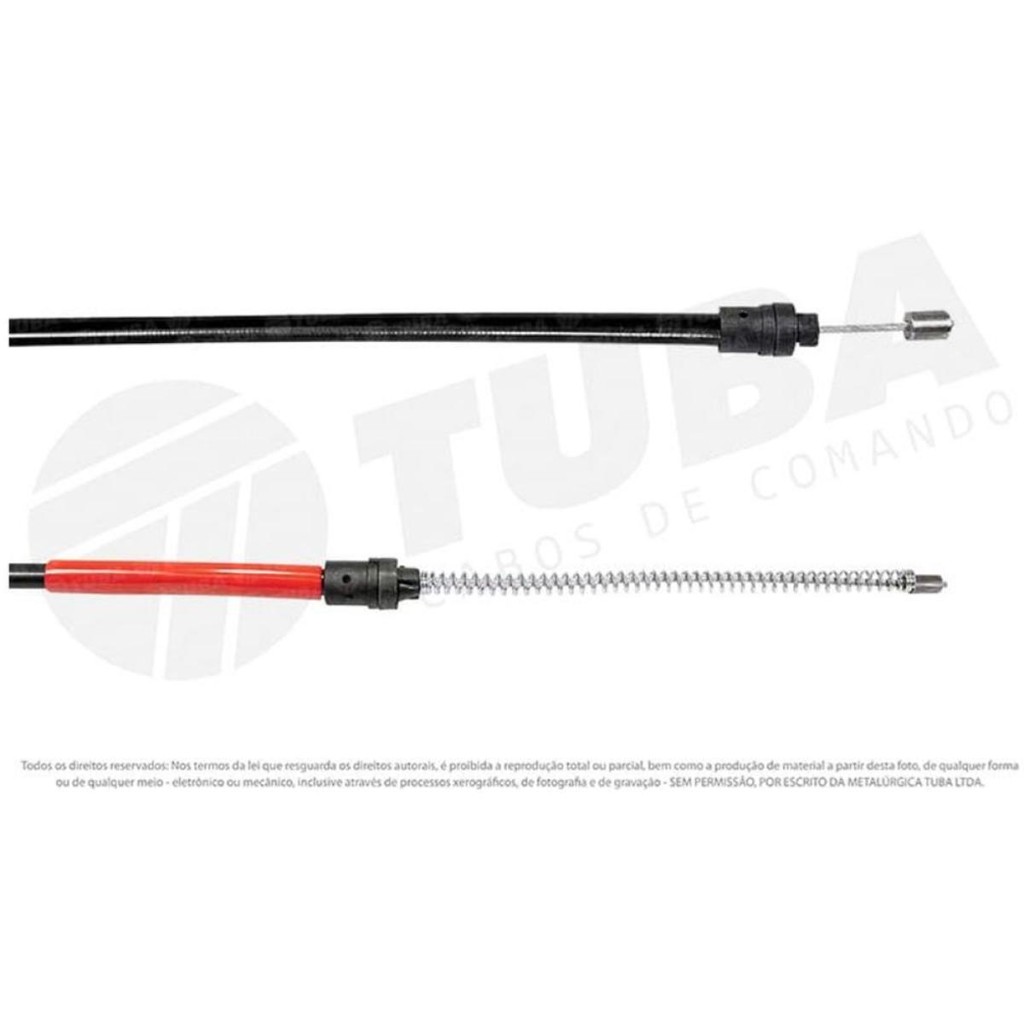 Cabo de comando do freio Traseiro Renault Symbol 2009 a 2013 em Oferta na Shopee