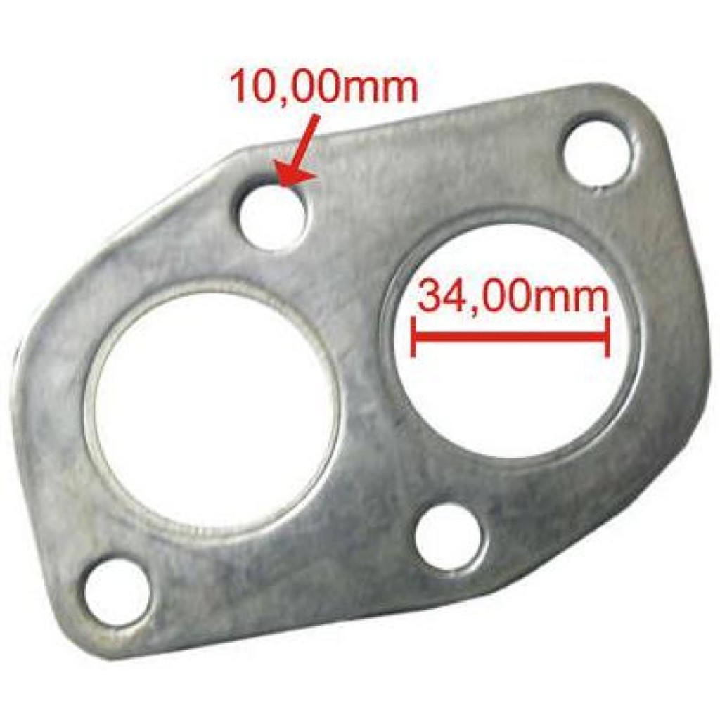 Junta da saída do escapamento Fiat Strada 1998 a 2004 BASTOS