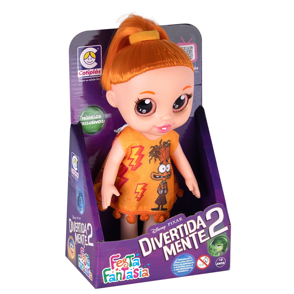 Boneca Divertida Mente 2 Festa Fantasia Ansiedade em Oferta na Shopee