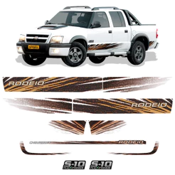 Faixas S10 Rodeio 2011 Modelo Original + Adesivo Flex Power