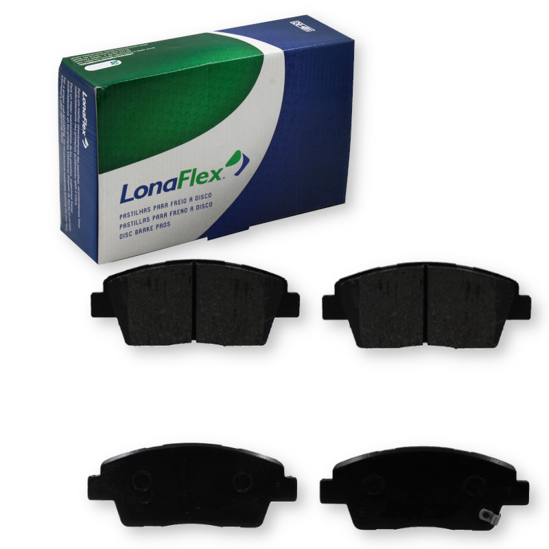 Pastilha de Freio Dianteira Hb20 1.0 12v 2012/2023 - Lonaflex P1441 em Oferta na Shopee