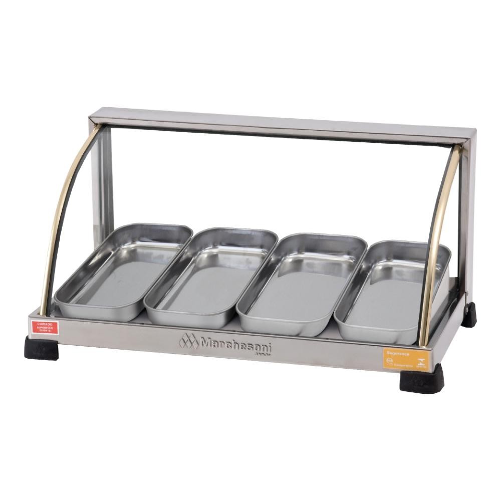 Estufa para Salgados 4 Bandejas Marchesoni Linha Ouro Inox 220V - EF.2.042