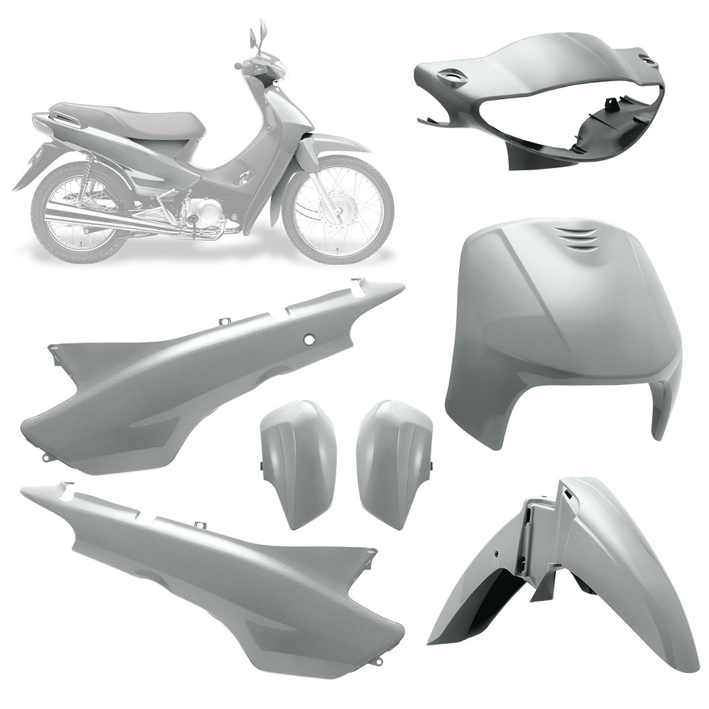 Kit Carenagem Moto  Biz 100 1998 1999 2000 01 02 03 04 2005 Completo Modelo Original Pro Tork