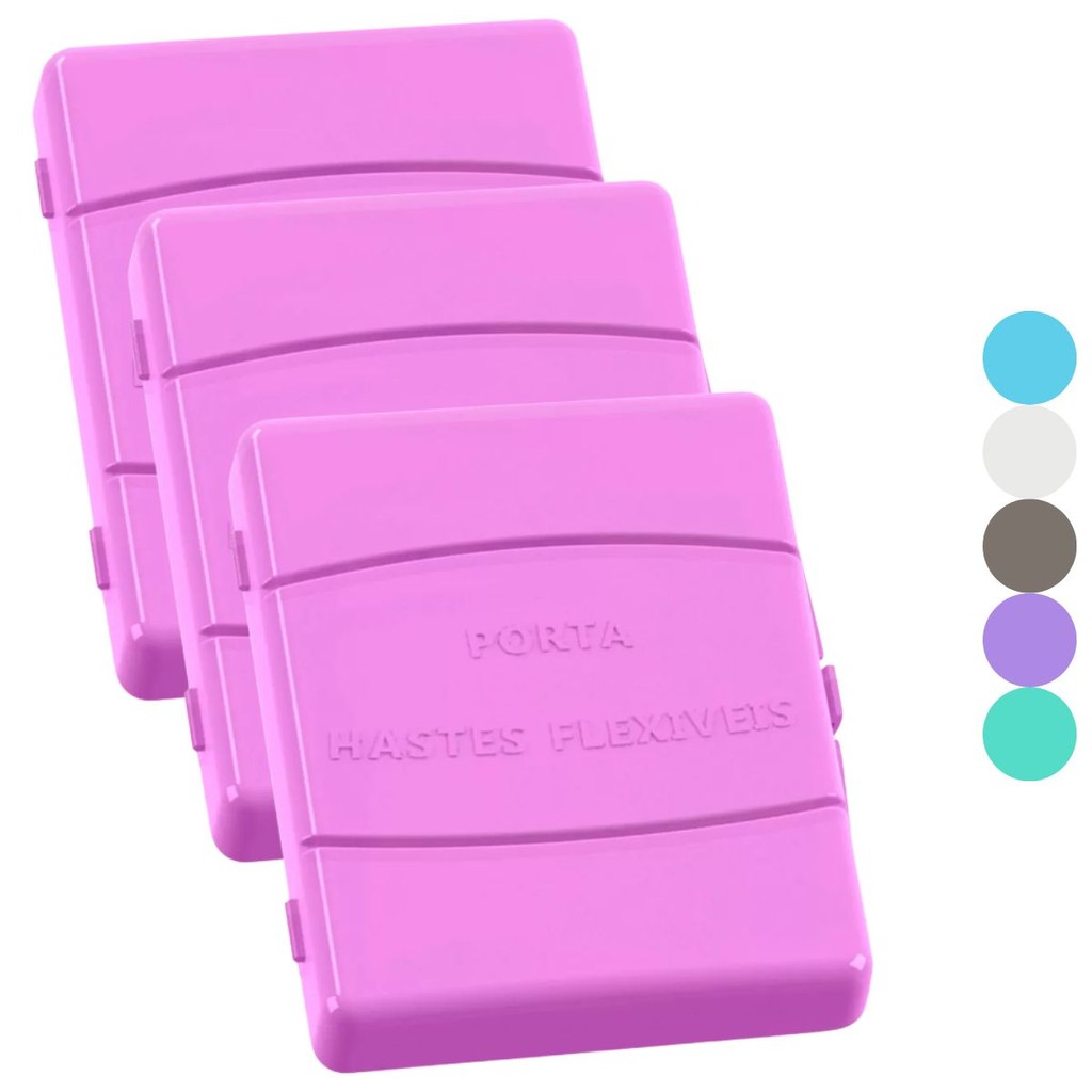 Estojo Organizador para Porta Cotonete Hastes 3 Und em Oferta na Shopee