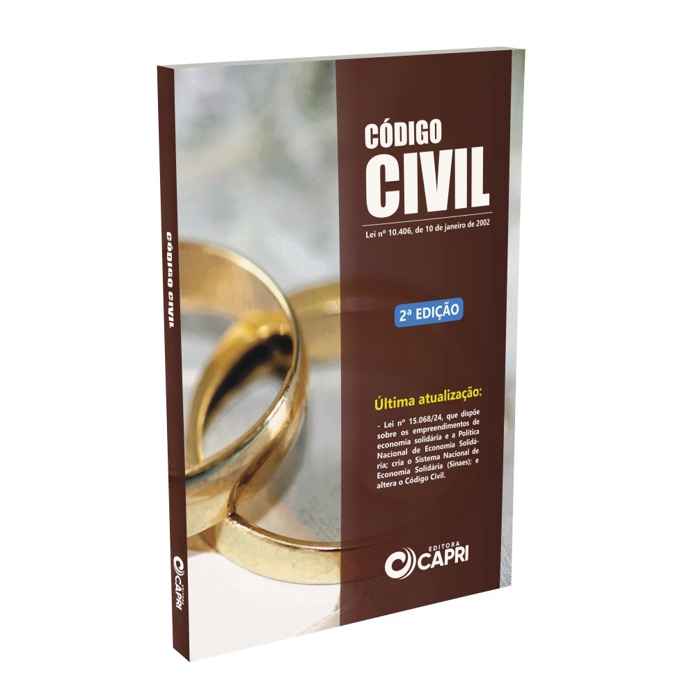 Livro Código Civil Brasileiro - Editora Capri - 2ª Edição