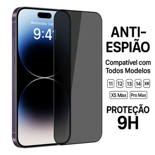 Película para Privacidade iPhone 11/12/13/14/15 PRO MAX/XR/XS MAX Todos Modelos Privacidade Para Ios 2 em Oferta na Shopee