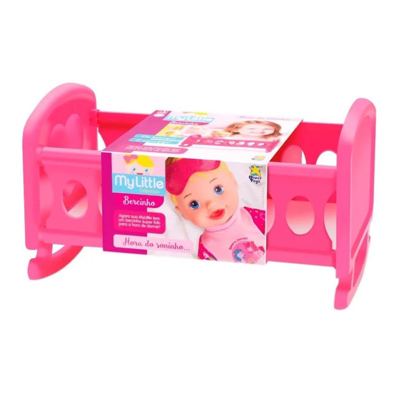 Bercinho Para Bonecas My Little E New Born Divertoys em Oferta na Shopee