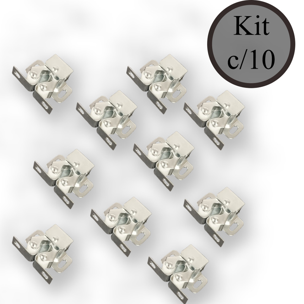 KIT 10 FECHO ROLETE P/ GAVETAS/MOVÉIS SOPRANO em Oferta na Shopee