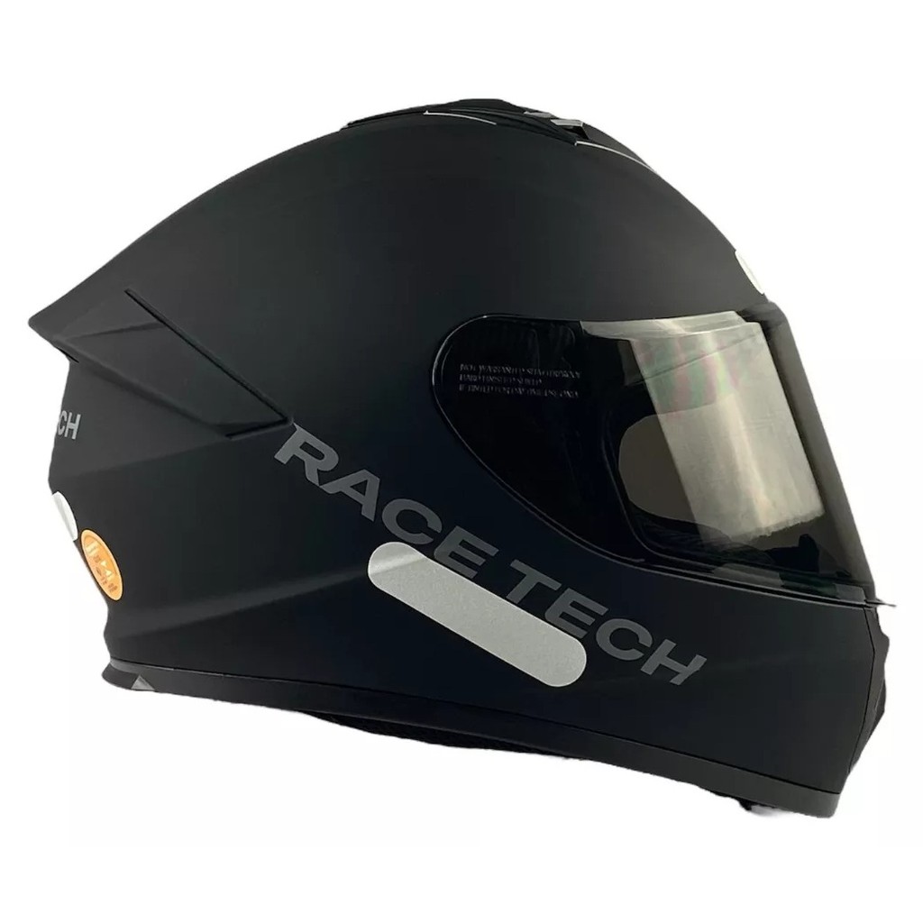 Viseira Para Capacete Race Tech HIT Original Preto Fumê