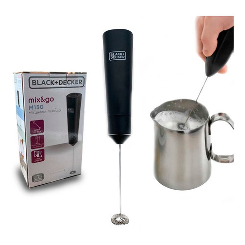 Mixer Misturador Multiuso Portátil Sem Fio M150 Black Decker - Home Appliances