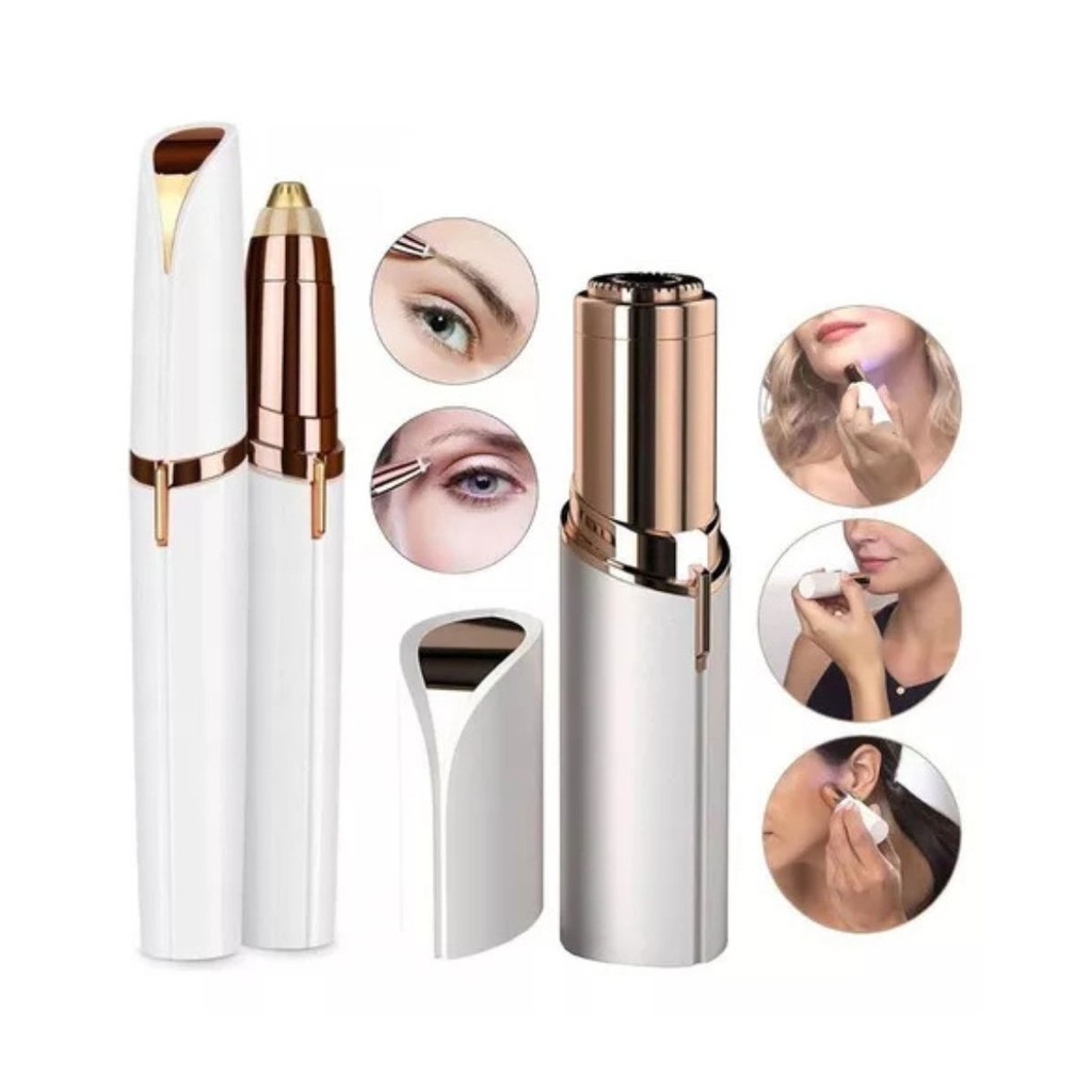 Kit Caneta Depiladora Sobrancelha + Batom Depilador Facial em Oferta na Shopee