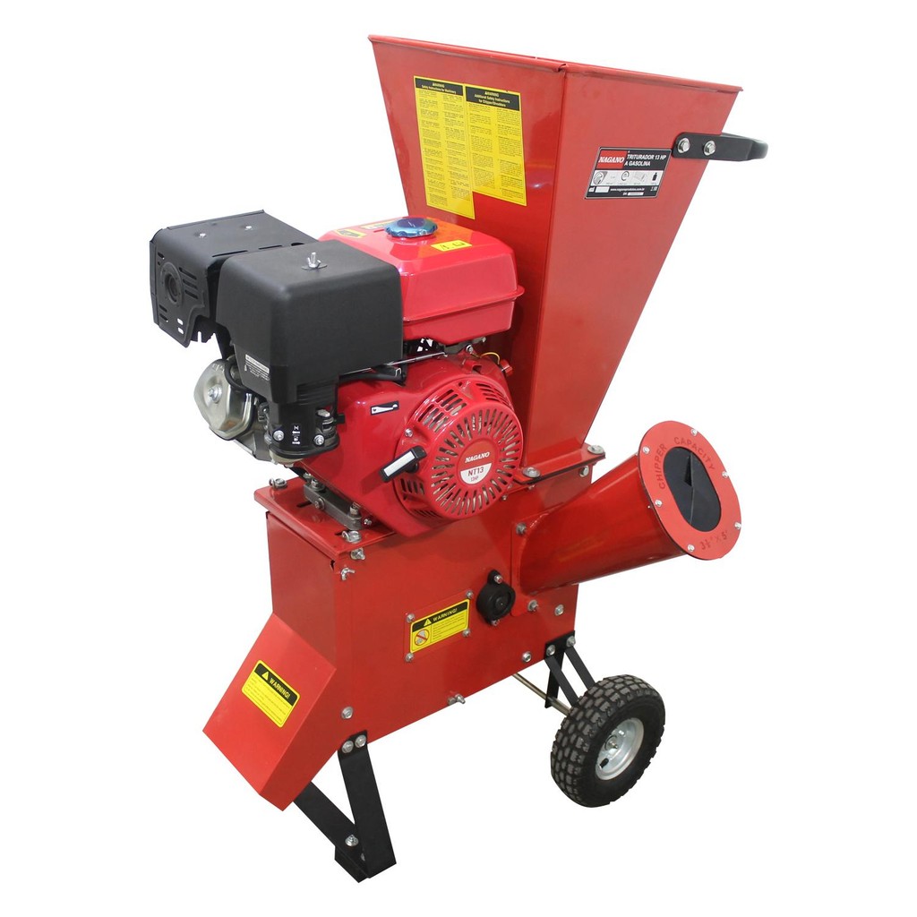 Triturador de Galhos a Gasolina 13 hp 4 tempos Capacidade de Trituração 4Pol 102mm em Oferta na Shopee