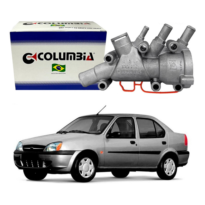 Carcaça Termostatica Fiesta Sedan 1.0 1.6 2000 A 2002