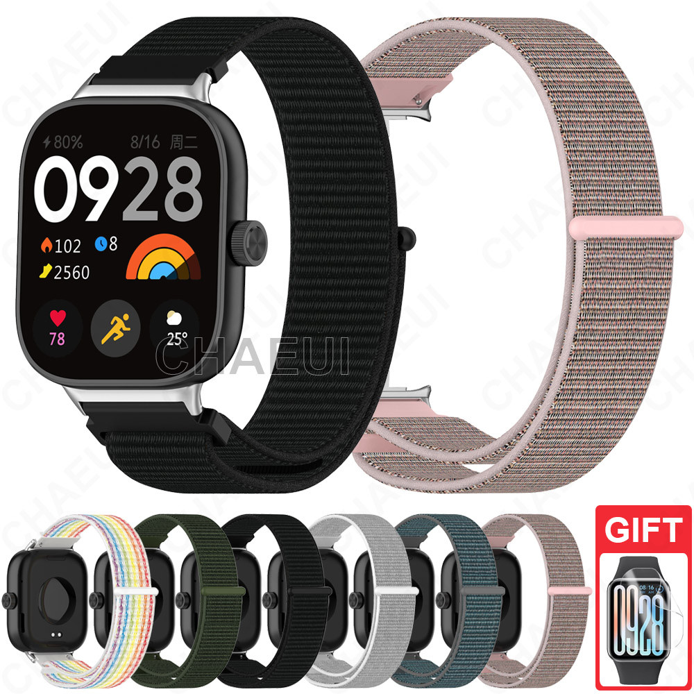 Pulseira De Nylon Acessórios Substituição Durável Para Xiaomi Smart Band 9 Pro / Mi Band 8 Pro / Redmi Watch 4 5 6
