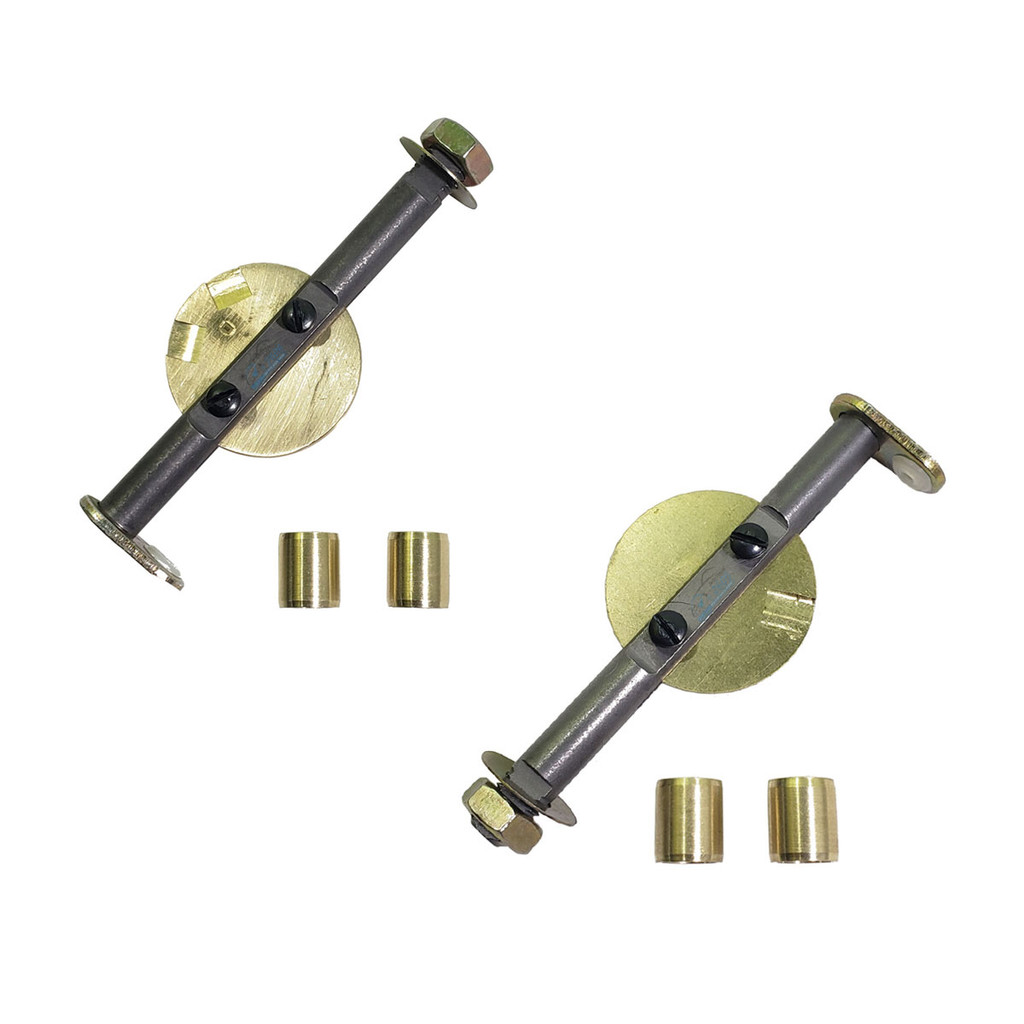 2 Kit Embuchamento e Borboleta Carburador Solex 32 PDSI Kombi Fusca Brasilia - Esquerdo e Direito