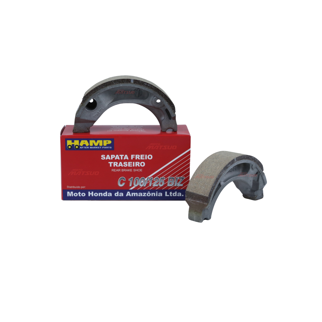 Sapata Freio Traseira Biz 100 Biz 125 Nxr Bros 125 Nxr Bros 150 NXR 160 Crf230 Hamp Honda - Motorcycles