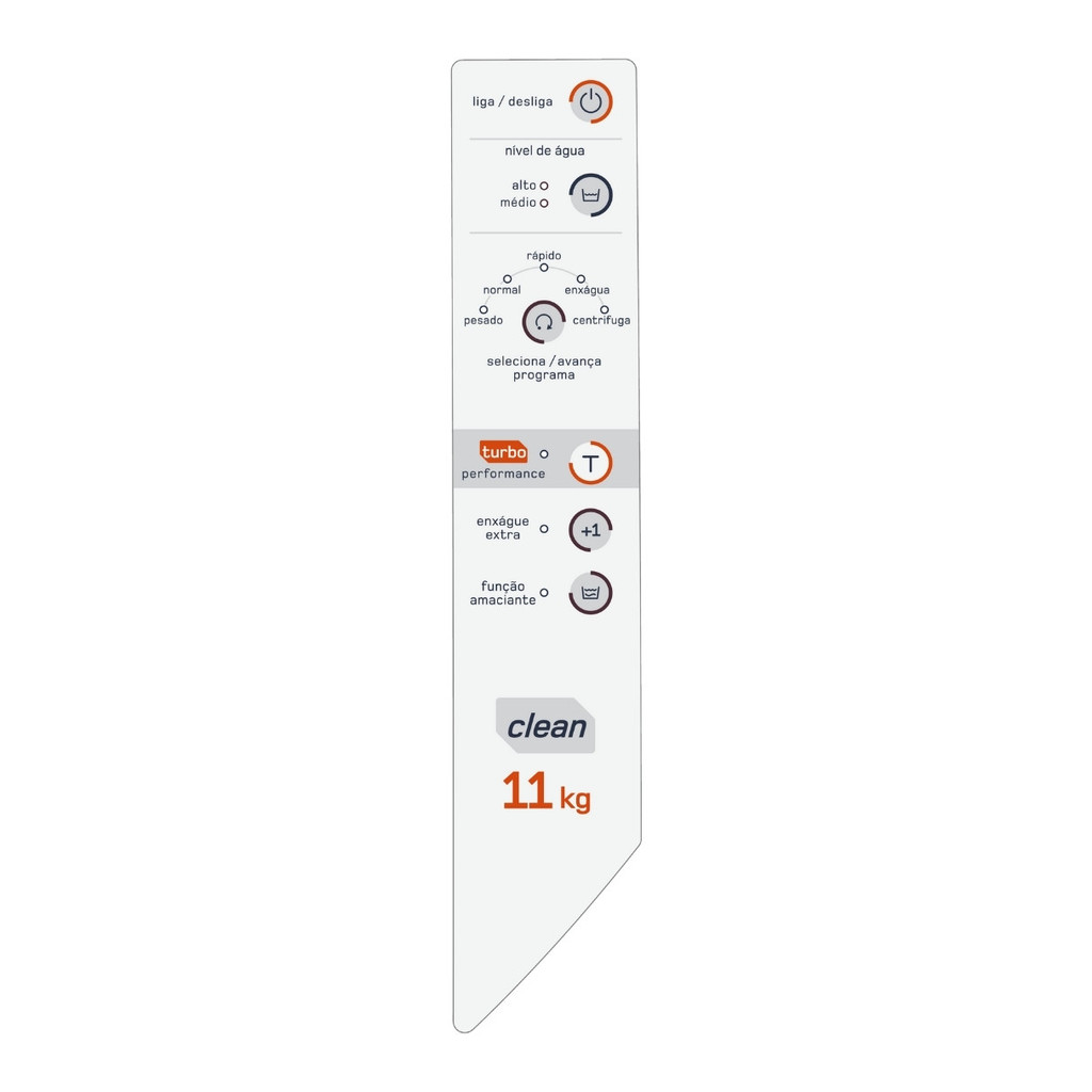 Adesivo Painel Decorativo Para Lavadora de Roupas Brastemp Clean 11Kg Modelo BWC11
