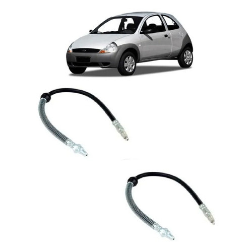 Kit 2 Pçs Flexível Freio Dianteiro Ford Ka em Oferta na Shopee