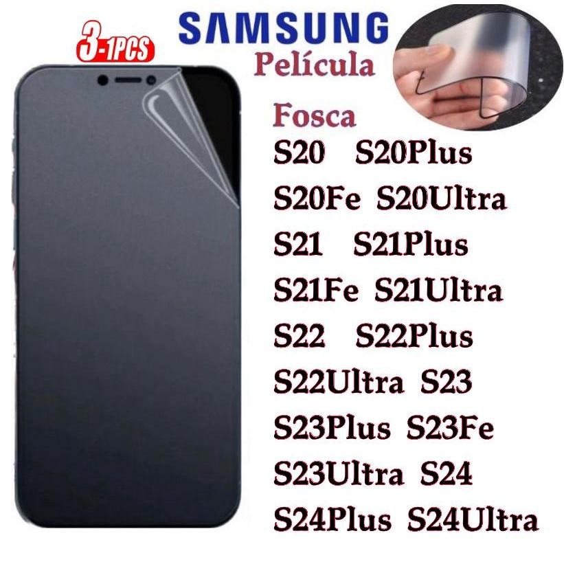 Película 3D ou 9D Hidrogel Samsung S20 S20FE S21 S21PLUS S21FE S21ULTRA S22 S23 S23FE S24 S24FE