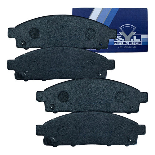 Kit 4 Pastilhas Freio Dianteira Original Syl L200 Triton Pajero Dakar 2008 2009 Em Diante
