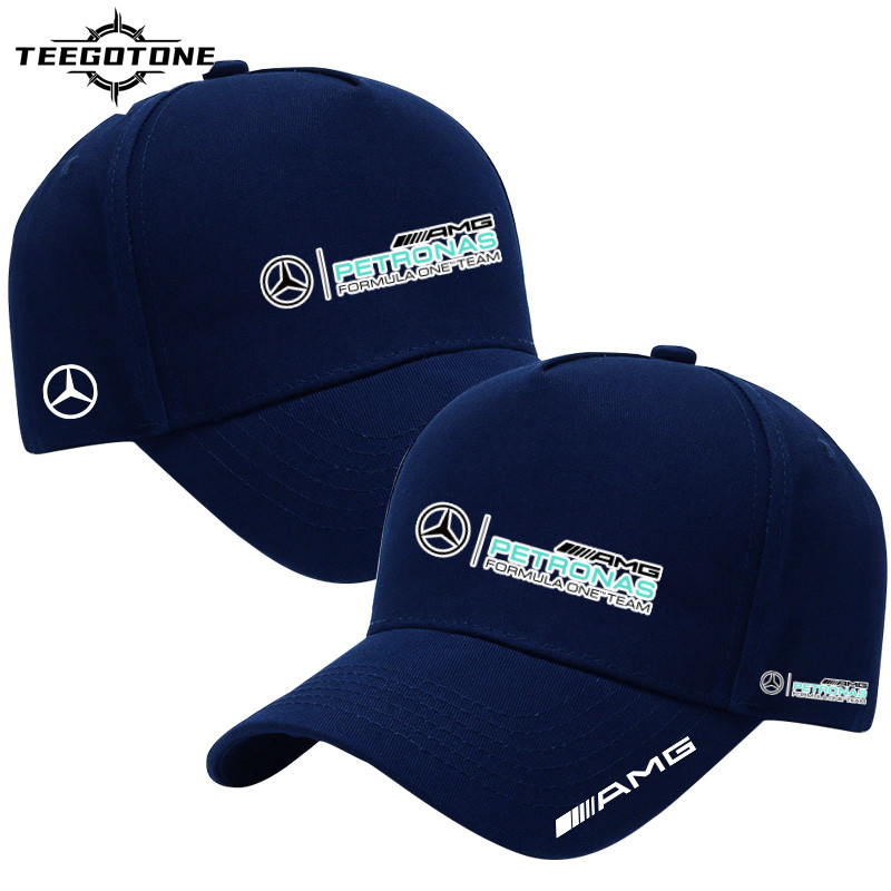 Mercedes AMG Hamilton Racing Boné De Beisebol De Algodão Ajustável Chapéu Com Viseira De Sol Esportes Ao Ar Livre De Pic