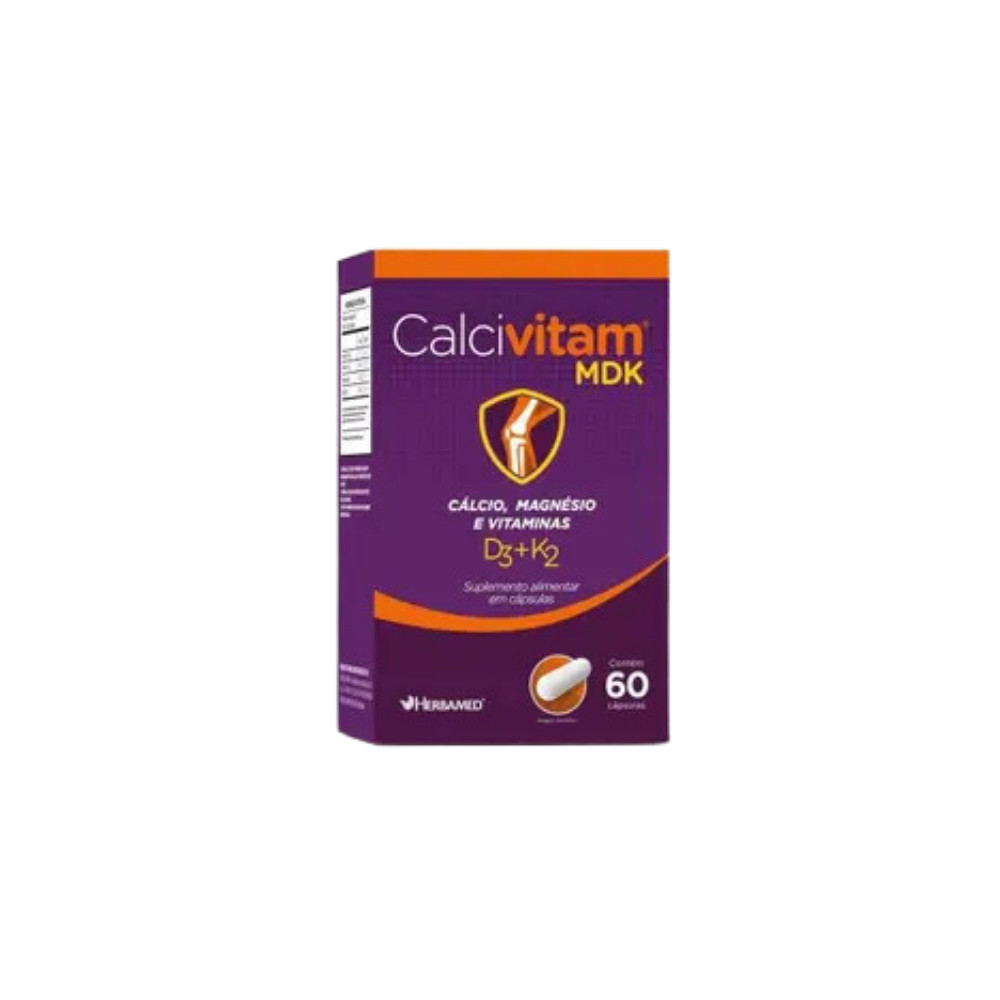 Calcivitam MDK Suplemento - 60 Caps - Herbamed