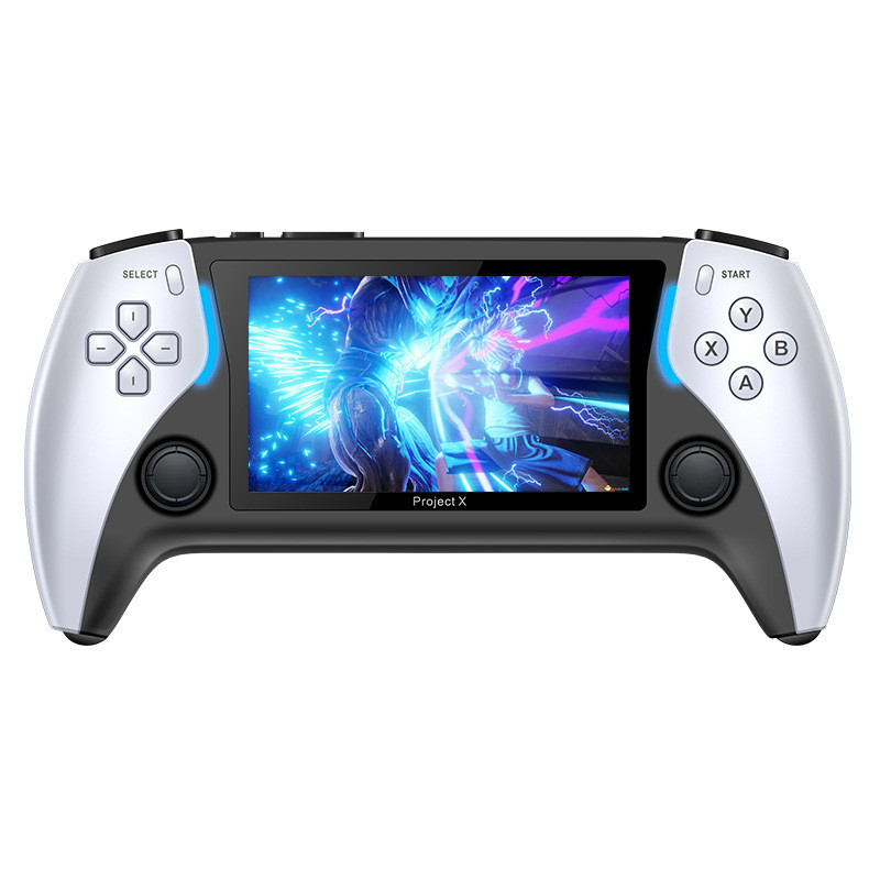 Novo produto Projeto X Console de jogos portátil com suporte para PS1 Arcade HD Saída Batalha para dois jogadores