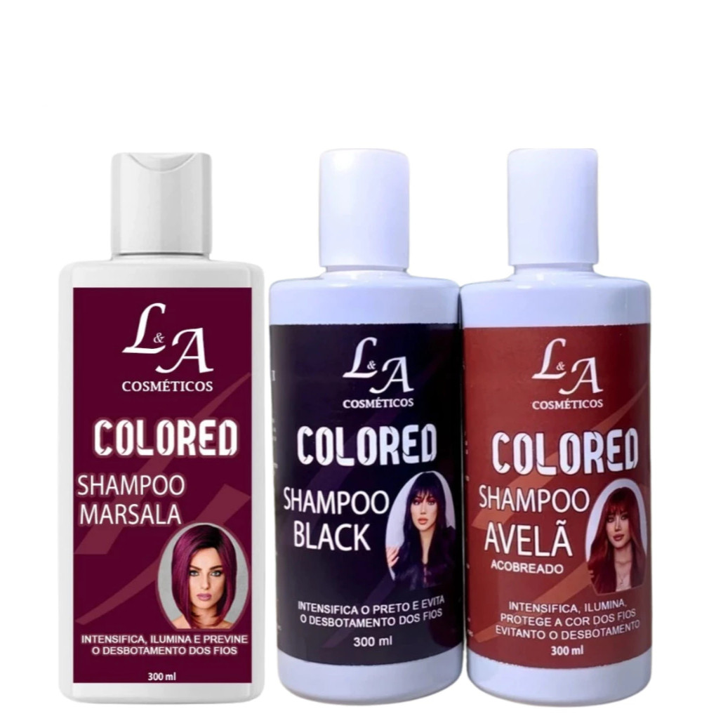 Shampoo Escurecedor Cabelos Brancos Grisalhos Pretos Castanho Brilho Intenso Matizador 300ML em Oferta na Shopee