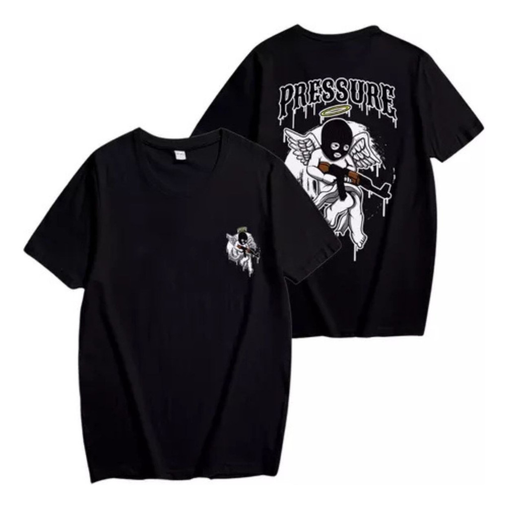 Camiseta Camisa Masculina Anjo Angel Mask Gangster