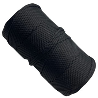 Corda Trançada 2,5mm (seda) rolo 143M Cor Preta GKL em Oferta na Shopee