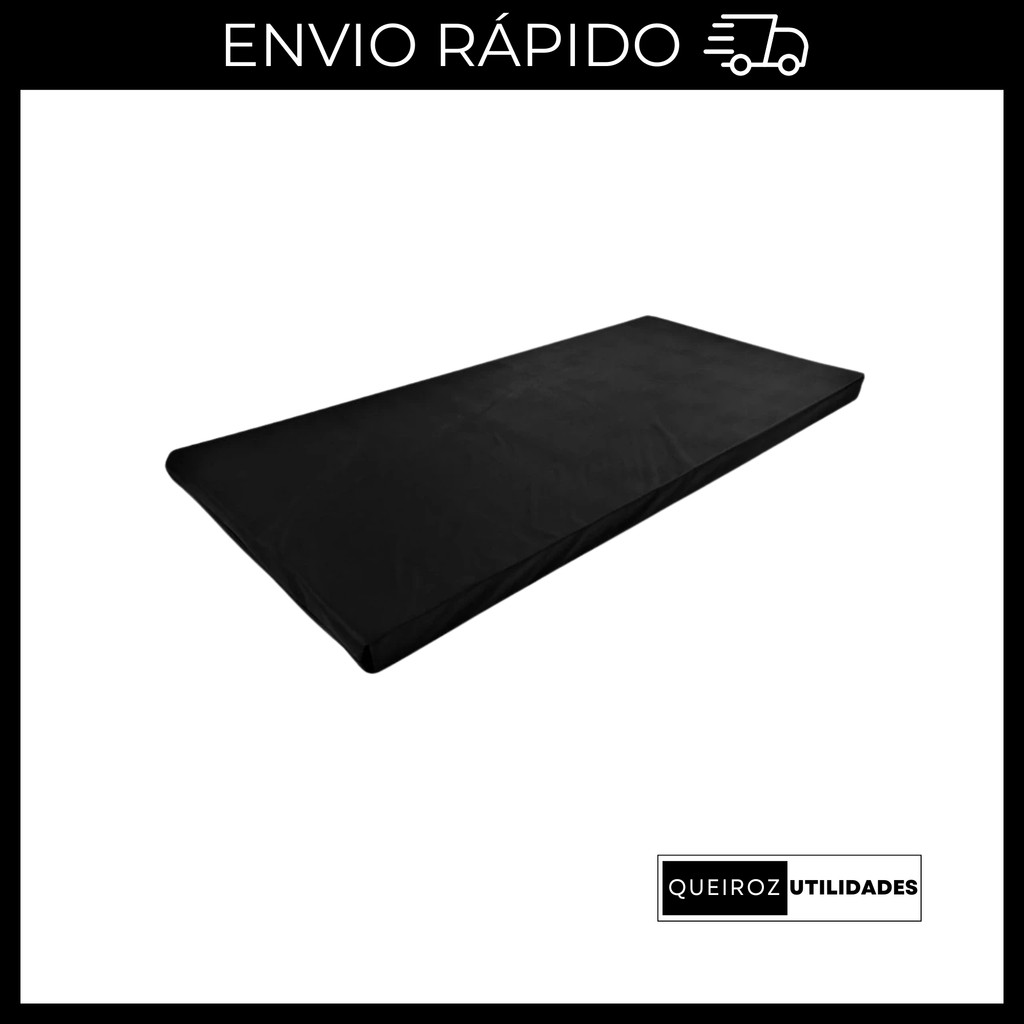 COLCHONETE PRETO ACADEMIA / YOGA / PILATES / ACADEMIA / ESPUMA
