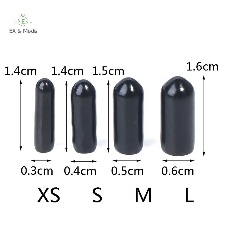 EA & Moda 200 Peças Tampa De Extremidade Redonda De Borracha Para Protetor De Rosca De Parafuso De Tubo Tampas Push-fit