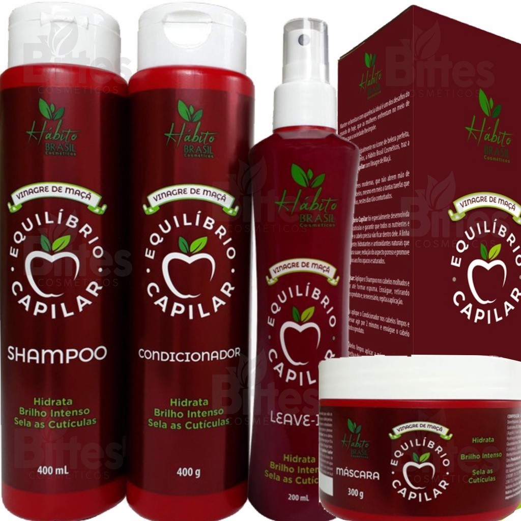 Kit Capilar Vinagre de Maça Charmelle Cosméticos