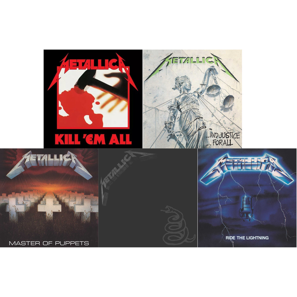 KIT 5 CD´S - METALLICA