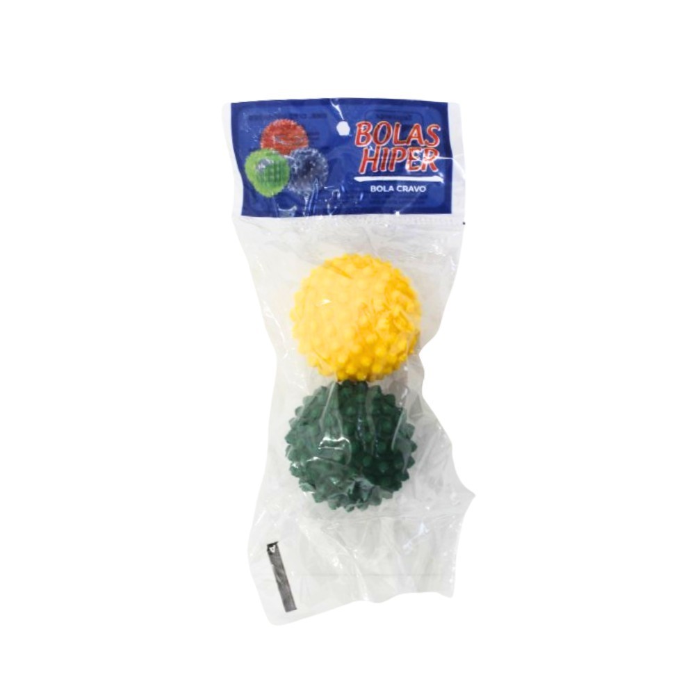 Mini Bola de Fisioterapia com Cravos - Kit com 2 Unidades Ref: 230C em Oferta na Shopee