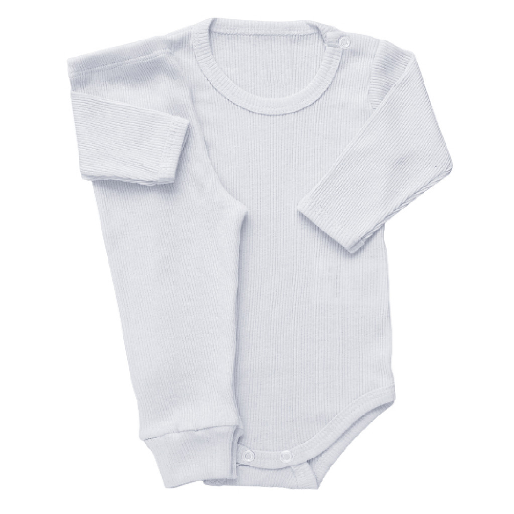 Kit de 3 Conjuntos body calça Canelados Malha LION para Bebê