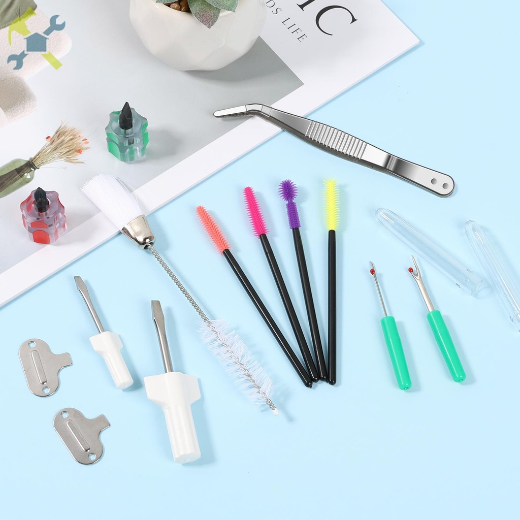 Kit Completo De Limpeza De Máquina De Costura , 14 Peças , Ferramentas De Reparo Para E SHOPCYC5835