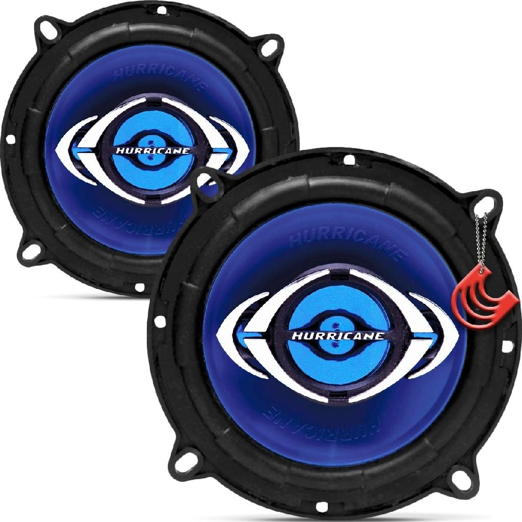 Kit Falante 5 polegadas Portas Quadriaxial 130w Bocas Medios Som Carro Hurricane Class CM5 - Spare Parts and Accessories for Vehicles