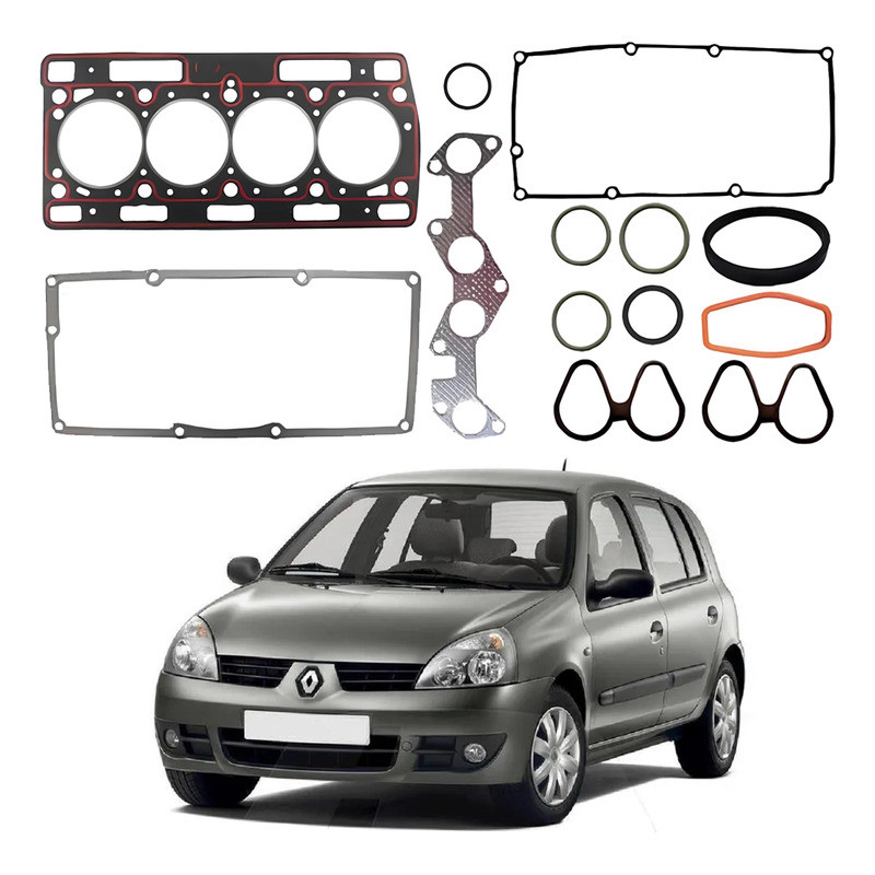 Jogo Junta Cabeçote Fibra Renault Clio 1.0 8v 2003 A 2006 em Oferta na Shopee