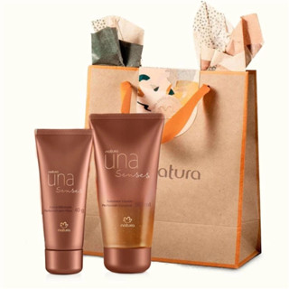 Presente Natura Una Senses Sabonete Líquido e Creme de Mãos em Oferta na Shopee