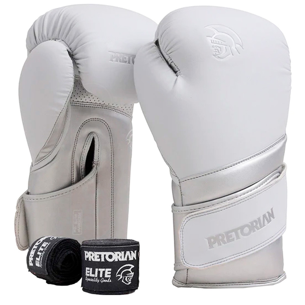 Luvas de Boxe e Muay Thai Para Treinos e Sparring + Bandagem - Pretorian em Oferta na Shopee