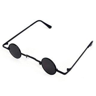 Óculos Retro Lente Tamanho Mini Redonda PRETA Estilo Hippie para Festa Fantasia Cosplay Carnaval em Oferta na Shopee