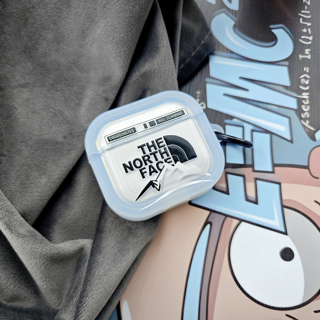 Para AIRPODS 4 ANC PRO3 2/1/2/3 PRO Capa Protetora NORTH Branco TPU Shell em Oferta na Shopee