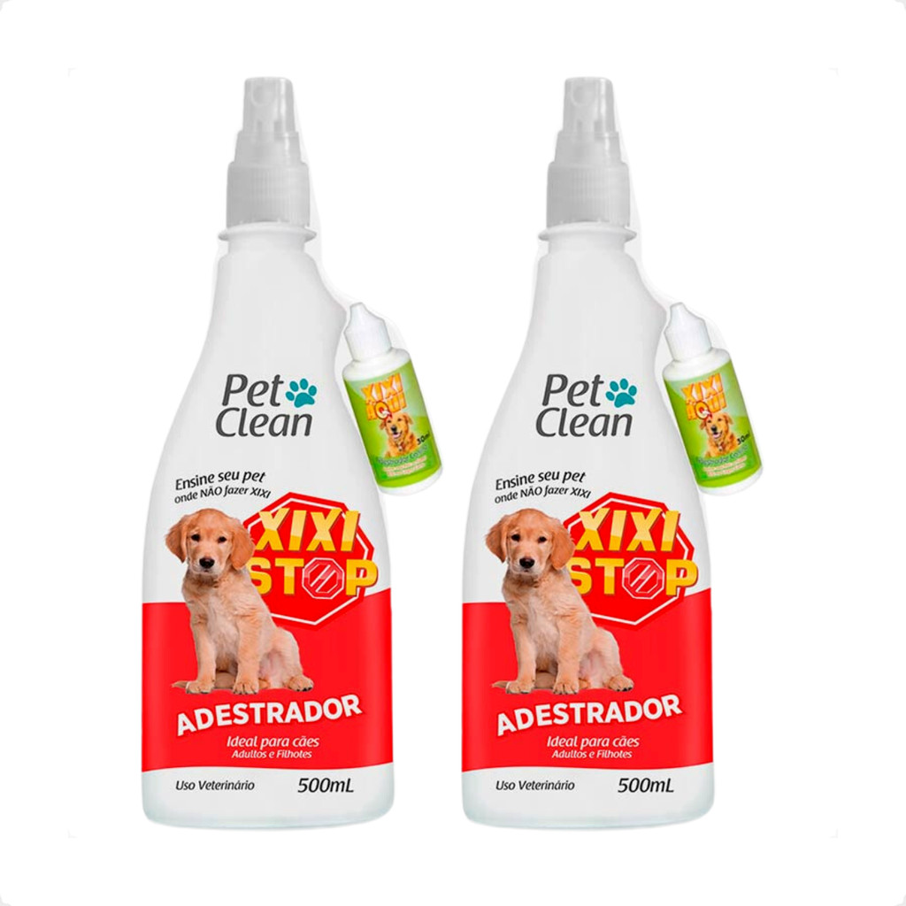 Kit 2 Educador Sanitário Pet Clean Xixi Stop + Pipi Certo para Cães em Oferta na Shopee